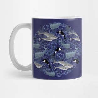 Beautiful Ocean Giants - purple Mug